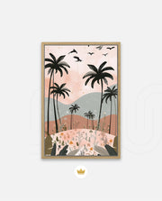 Pastel Palm Dreams