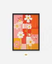 Sunset Bloom Pattern