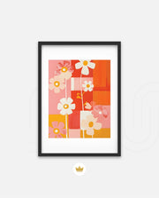 Sunset Bloom Pattern