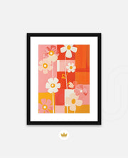 Sunset Bloom Pattern