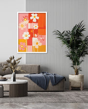 Sunset Bloom Pattern