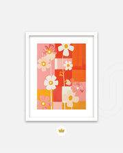 Sunset Bloom Pattern