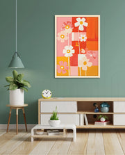 Sunset Bloom Pattern