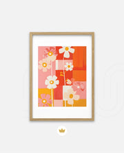Sunset Bloom Pattern