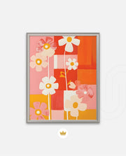 Sunset Bloom Pattern
