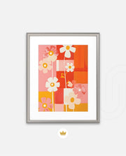 Sunset Bloom Pattern