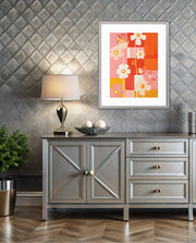 Sunset Bloom Pattern
