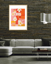 Sunset Bloom Pattern