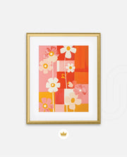 Sunset Bloom Pattern