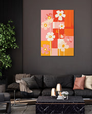Sunset Bloom Pattern