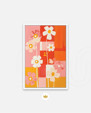 Sunset Bloom Pattern
