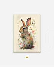 Floral Whisper Bunny