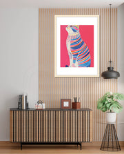 Neon Stripe Cat