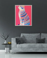 Neon Stripe Cat