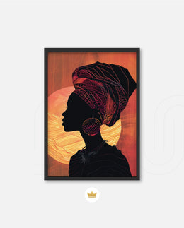 Golden Glow Silhouette