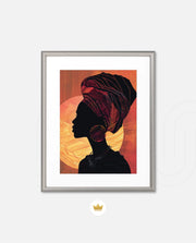 Golden Glow Silhouette