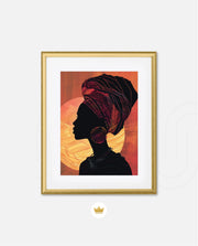 Golden Glow Silhouette