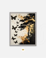 Golden Butterflies