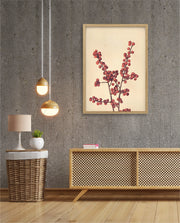Crimson Berry Stem