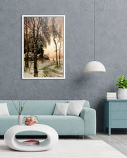 Winter Forest Cabin