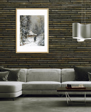 Winter Cabin Path