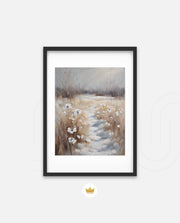 Winter Meadow Path