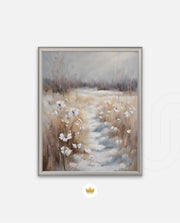 Winter Meadow Path