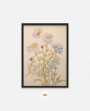 Pastel Garden Daisies