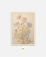 Pastel Garden Daisies
