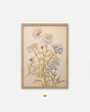 Pastel Garden Daisies