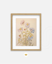 Pastel Garden Daisies