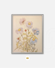 Pastel Garden Daisies