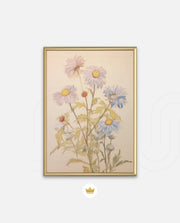 Pastel Garden Daisies