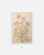 Pastel Garden Daisies