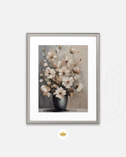 Ivory Blossom Vase