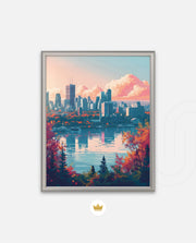 Montreal Lake Skyline
