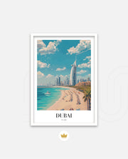 Dubai Beach Skyline