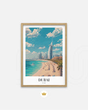 Dubai Beach Skyline