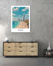 Dubai Beach Skyline