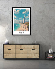 Dubai Beach Skyline
