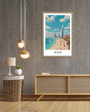 Dubai Beach Skyline
