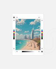Dubai Beach Skyline