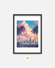Manila Sunset Skyline