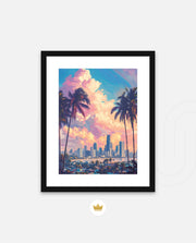 Manila Sunset Skyline