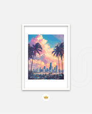 Manila Sunset Skyline