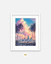 Manila Sunset Skyline