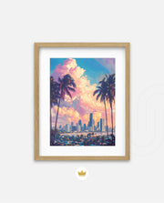Manila Sunset Skyline