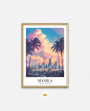 Manila Sunset Skyline