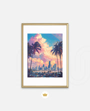 Manila Sunset Skyline