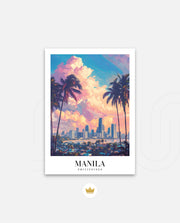 Manila Sunset Skyline